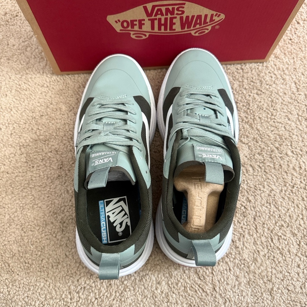 Vans Men’s/ Women’s  Mint Green Low-Top Sneakers